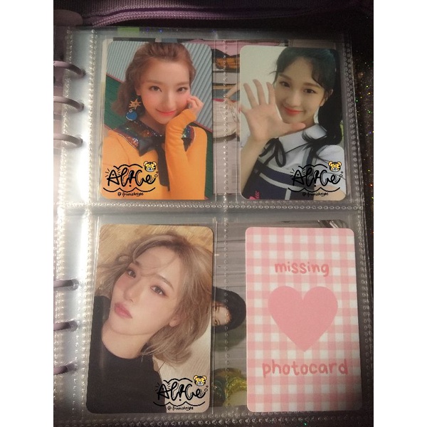 Saerom Seoyeon Jisun fromis_9 photocard