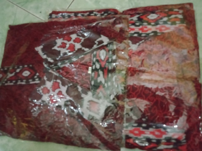 Maura Couple - Sania Ruffle Batik Couple Ori Ndoro Jowi Garansi Termurah Shopee - Batik Modern Solo