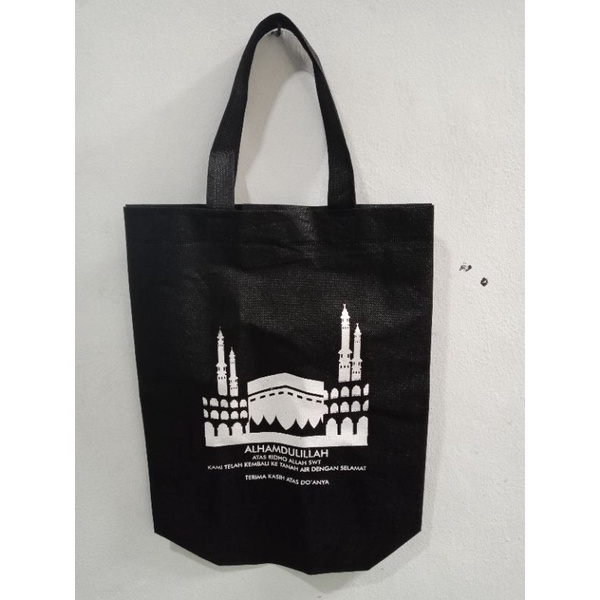 30×40×10 Tas Spunbond Box Sablon / Standing Handle Goodiebag Souvenir