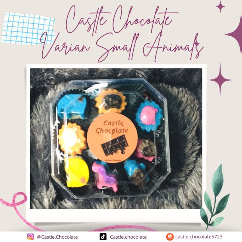 

Castle chocolate varian small animals