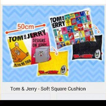 

Tom & Jerry Soft Square Cushion