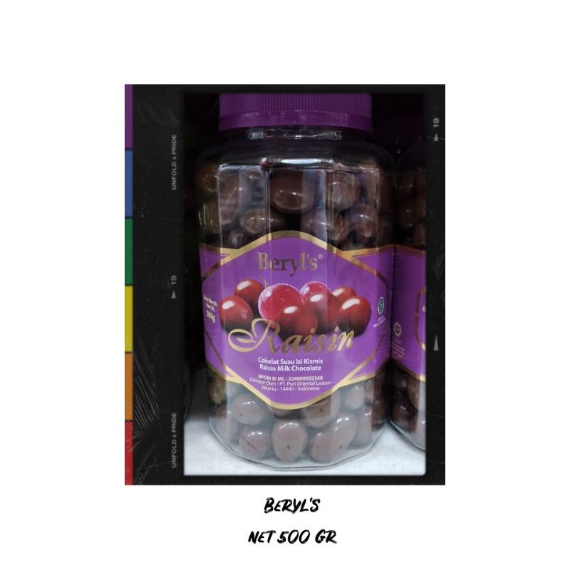 

Berlys Jar 500 gr Coklat Susu Isi Kismis #coklatberlys bisa buat hampers lebaran wisuda dll