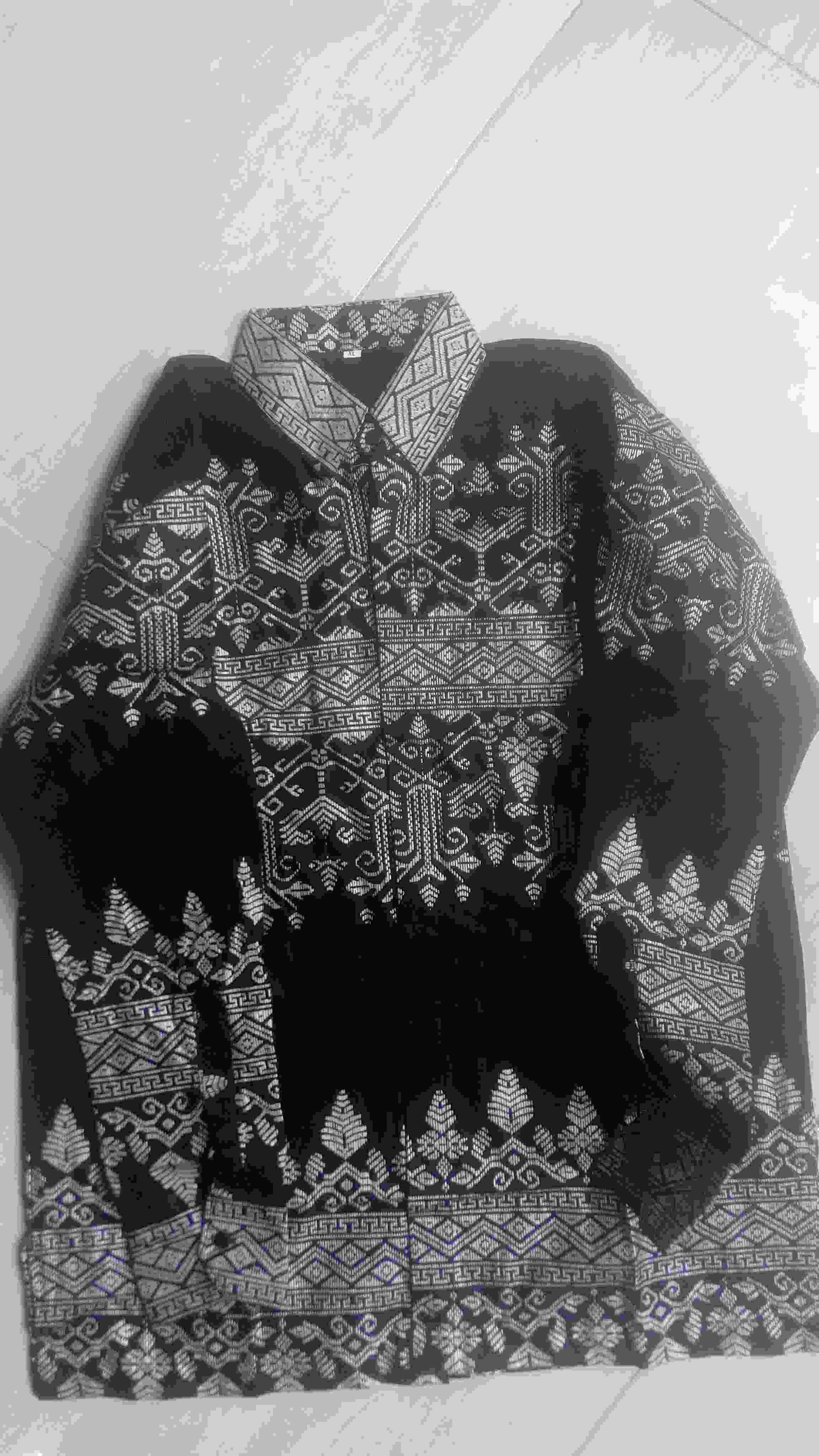 Kemeja Batik Prada Perak