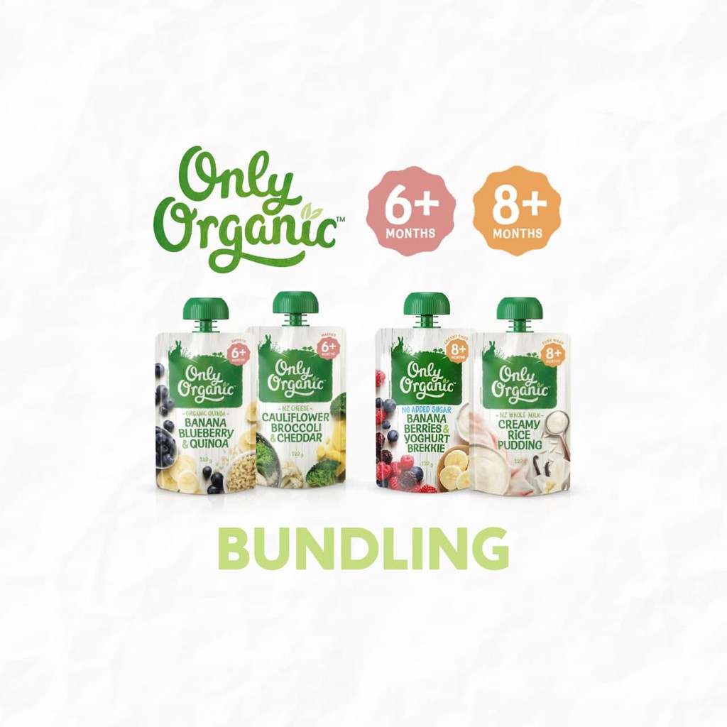 Bundling Only Organic Pouch 6m+ / 8m+ (@2pouch/variant)