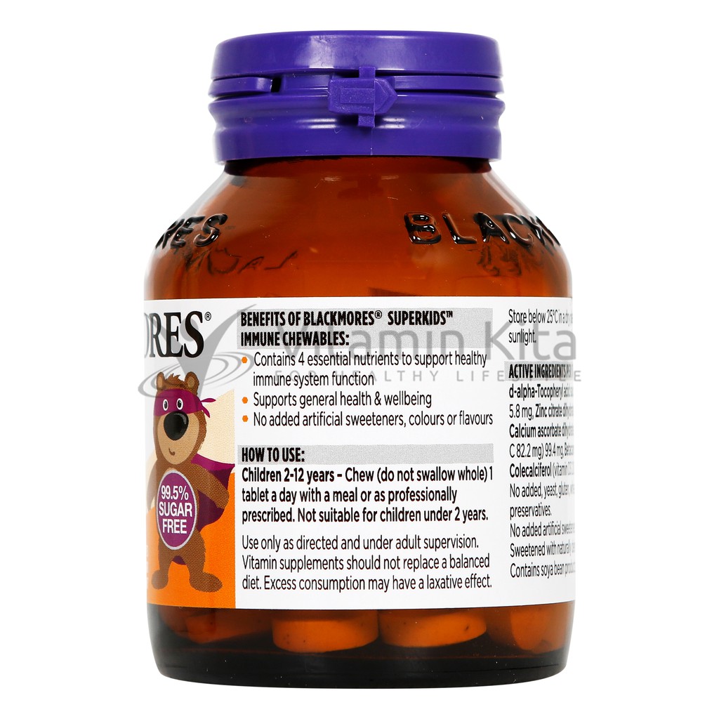 Blackmores Superkids Immune Chewables (60 ChewTab)