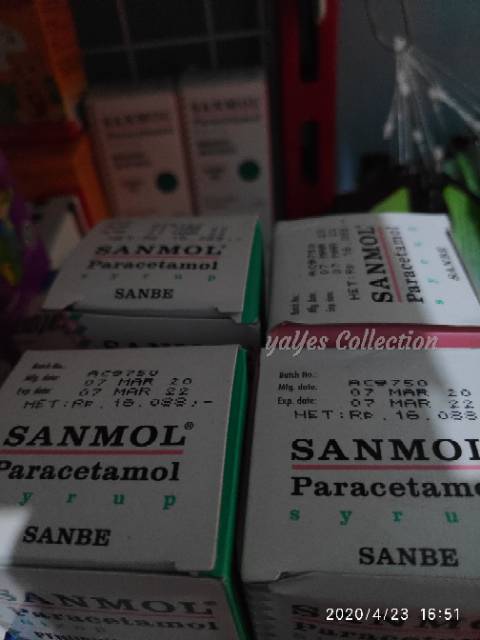 Sanmol drops drop obat penurun panas nyeri sirup syirup 60 ml Tablet paracetamol sakit gigi kepala