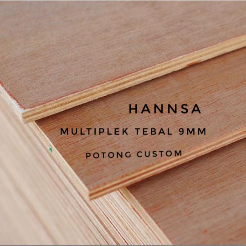 Jual Triplek/Multiplek/Plywood Tebal 9MM Potong Custom Shopee Indonesia