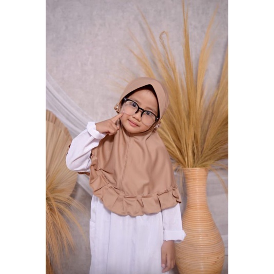 HIJAB ANAK UKURAN PAUD,TK,SD USIA 3,4,5,6 TAHUN MODEL TERBARU