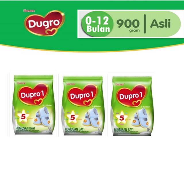 SUSU DUPRO DUMEX STEP, 1 & 2, ORIGINAL MALAYSIA