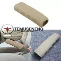 Beige Cover Silicone Karet Sarung Hand Brake Handrem Rem Tangan Mobil