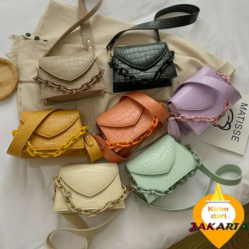 (2PC BISA IKG)GTBI99882439 New Arrival  !!!  Tas Selempang  Tas Wanita Import  Premium Terbaru