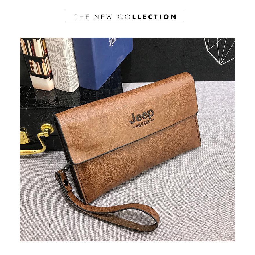 DOMPET CLUTCH JEEP KUALITAS PREMIUM 1717 - BISA COD / BAYAR DI TEMPAT