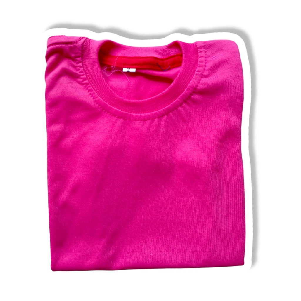 KAOS POLOS ANAK COTTON COMBED KAOS ANAK LAKI LAKI DAN PEREMPUAN