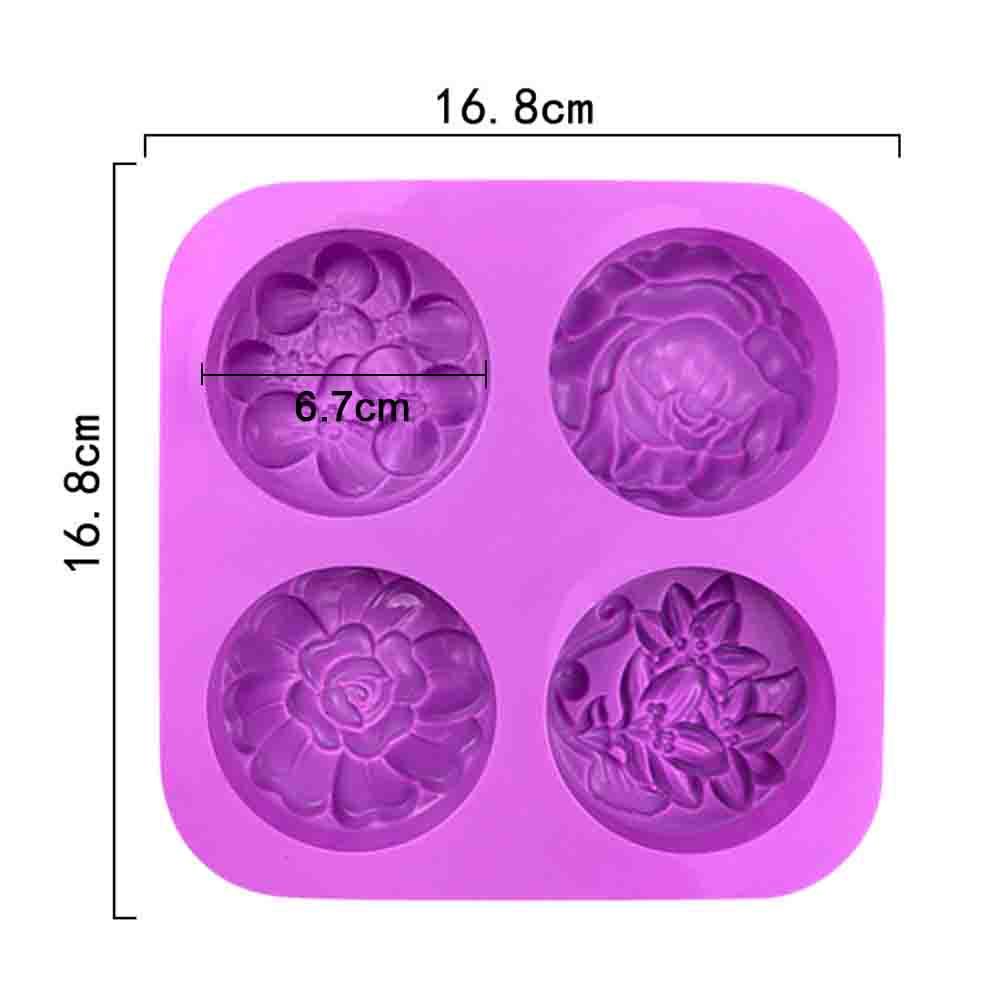 CHOOKYY Silicone Soap Mold Making Supplies DIY Craft Perlengkapan Sabun Rongga4/6