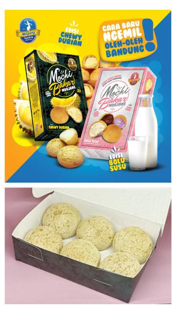 [KHUSUS P.JAWA] Mochi Bakar Susu Mix Moojang Bandung dengan mix varian rasa yang creamy Chewy Soes