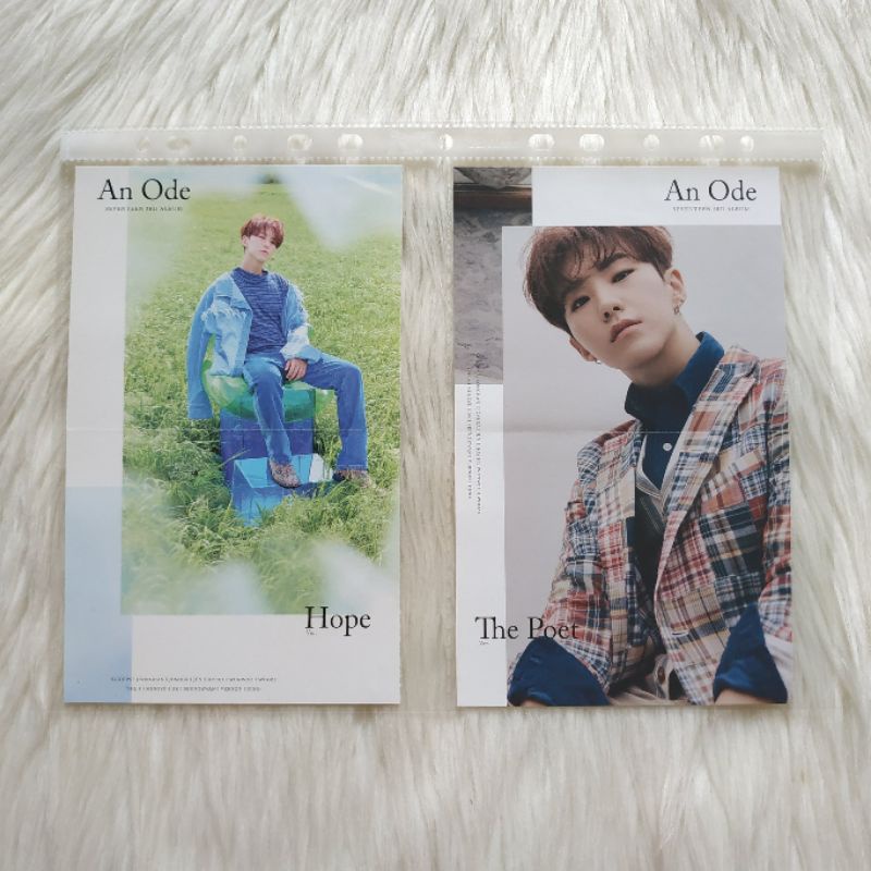 SEVENTEEN Hoshi Folded Poster An Ode
