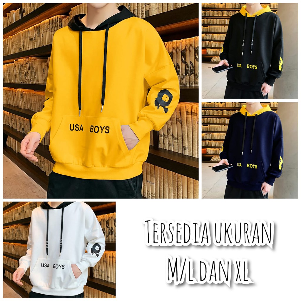 BISA COD / SWEATER HODDIE RR - POLILE781