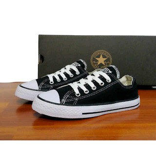  SEPATU  CONVERSE ANAK  SEKOLAH  ALLSTAR  CLASSIC BLACK WHITE 