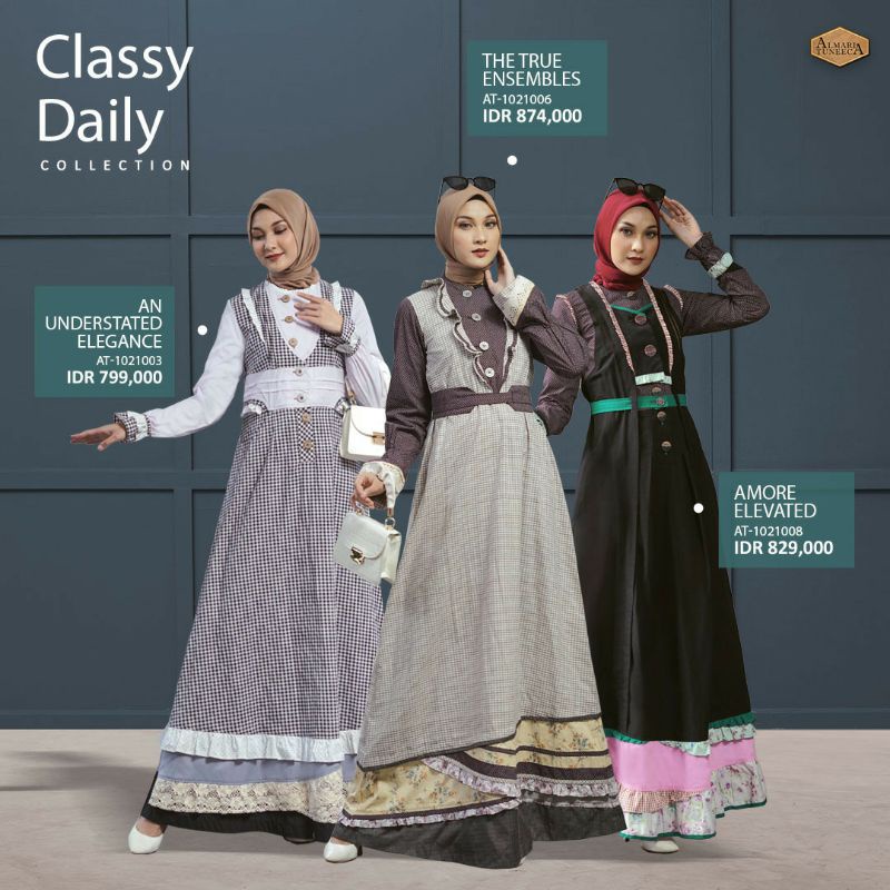 Klamby almari Tuneeca Gamis 1021