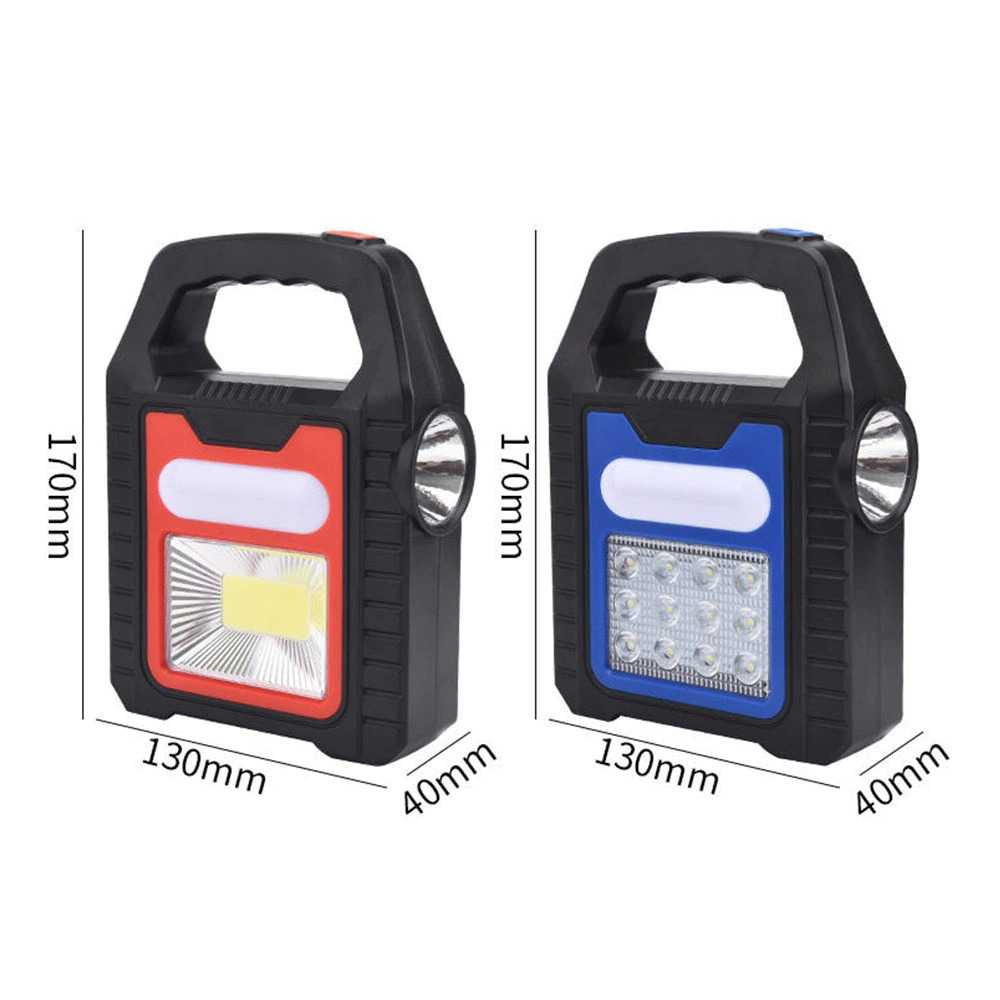 (BISA COD) RVOSTR VASTFIRE Senter Camping Lampu LED Solar Power Recharge 12LED - YD-878A