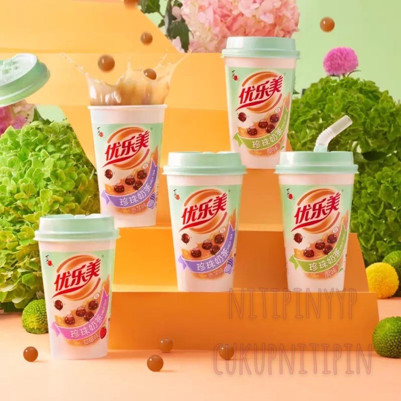 [5 VARIAN] Boba Bubble Pearl Milk Tea U.LoveIt - Milk Tea You Le Mei 优乐美 珍珠奶茶 (70gr)