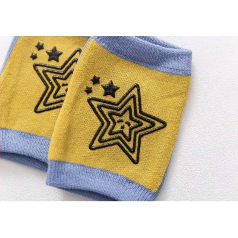 MurmerOfficial R490 Pelindung lutut anak bayi motif bintang Baby knee protector star