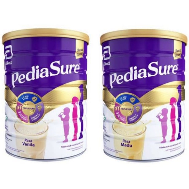 

(850g) Pediasure Triplesure susu bubuk pertumbuhan Madu vanilla Kaleng besar