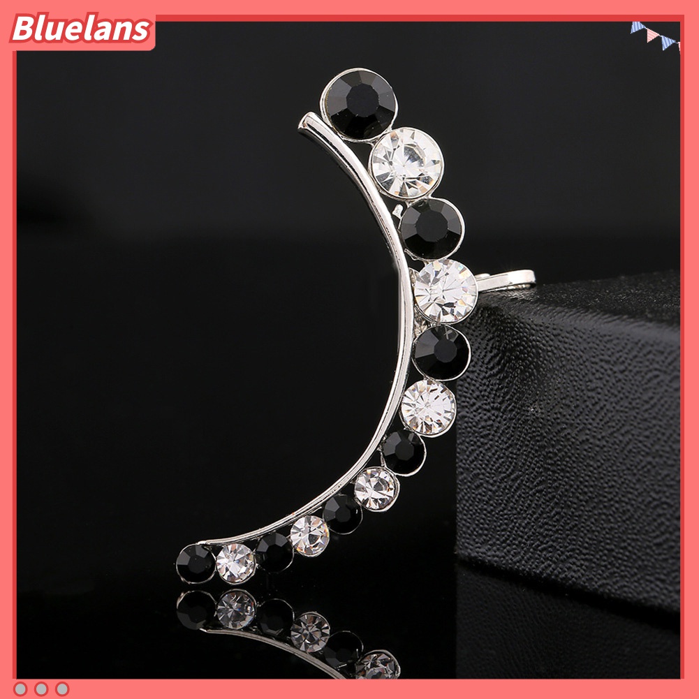 Anting Stud Klip Berlian Imitasi Untuk Wanita