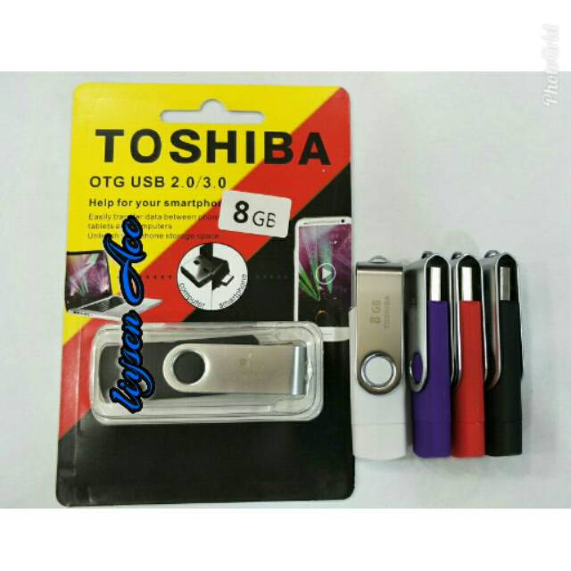flashdisk toshiba usb+otg 8GB