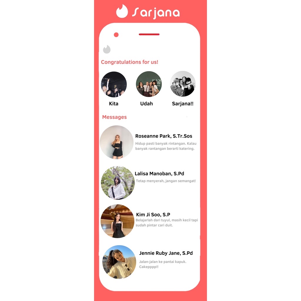 Jual BANNER/ X BANNER WISUDA TINDER TIKTOK 34 ORANG Shopee Indonesia