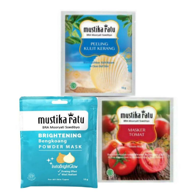 MUSTIKA RATU Peeling/Masker Sachet 15g