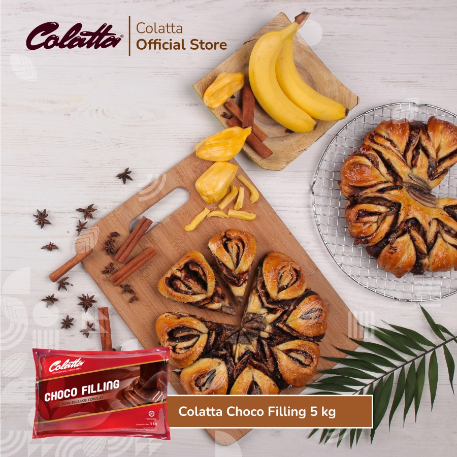 

2Xbtygneal Sakha Snack ) Colatta Choco Filling 500Gr Selai Coklat Isian Roti Premium Chocolate