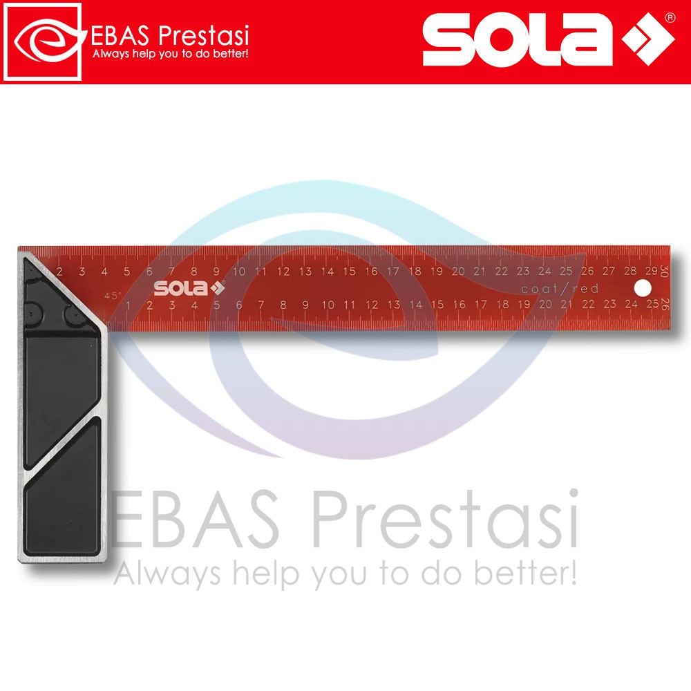 

SOLA JOINER‘S SQUARES SRC 300 - Penggaris Siku 30 cm