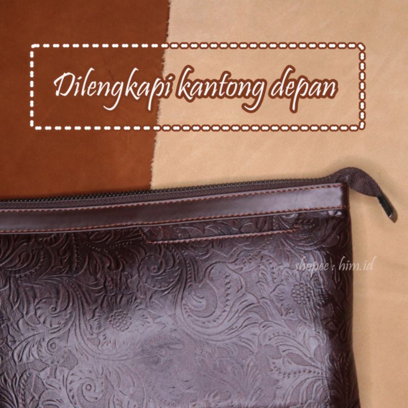 Handbag Batik Kulit Sapi Asli