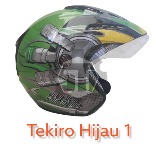 TEKIRO HELM HALF FACE SNI BEST SELLER