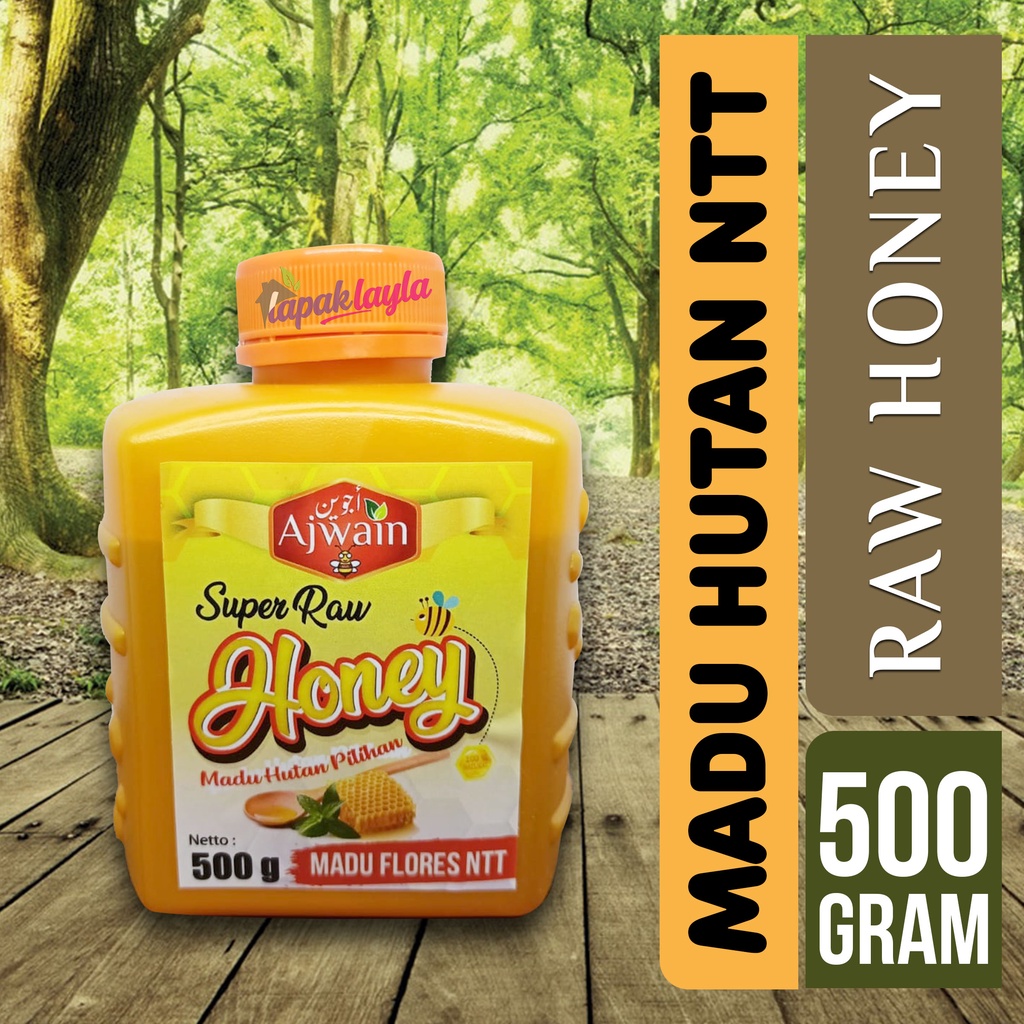 MADU HUTAN FLORES NTT MURNI RAW HONEY 500 GRAM