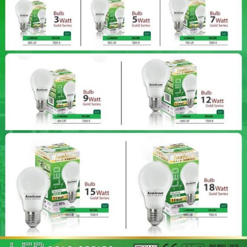 LAMPU LED LEXICON MURAH