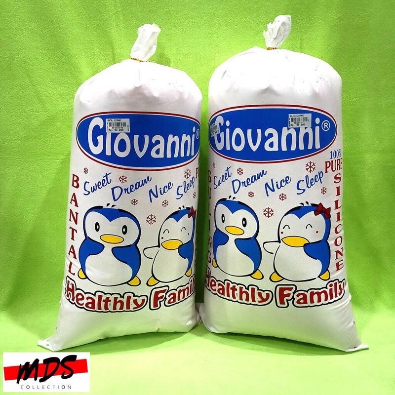 BANTAL/GULING HOTEL GIOVANNI UKURAN DEWASA BAHAN 100% SILICON PREMIUM LEMBUT MULTIFUNGSI TERMURAH