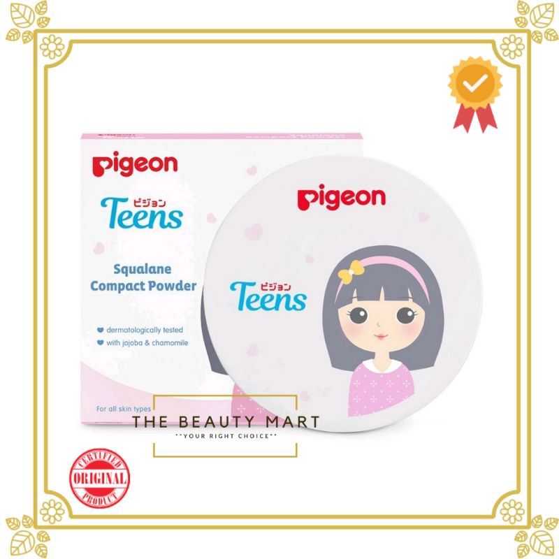 PIGEON Teens Compact Powder Squalane 14Gr