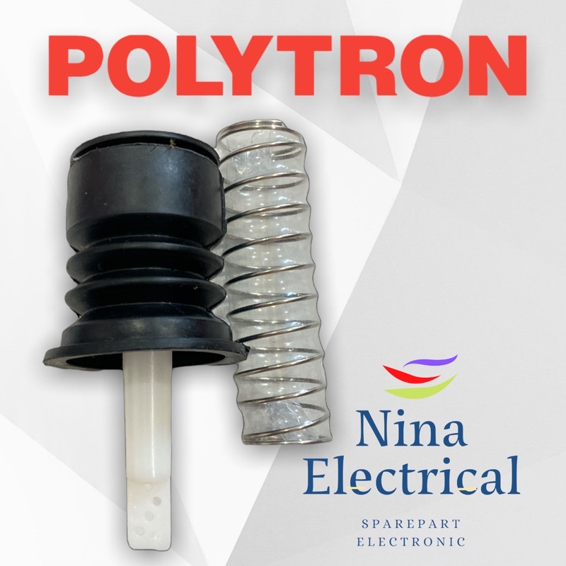 KARET PEMBUANGAN MESIN CUCI POLYTRON SET / KLEP PEMBUANGAN MESIN CUCI POLYTRON