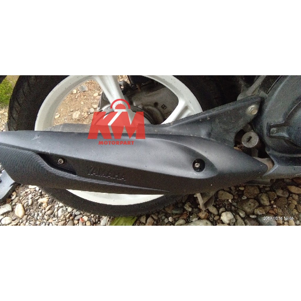 Tutup Cover Pelindung Knalpot Motor Yamaha Mio J Mio GT Mio Soul GT Mio Fino Fi Variasi Knalpot Mio