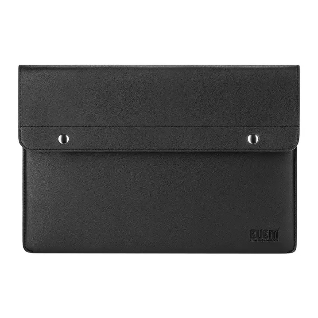 Tas Laptop 13 inch Sleeve Case Macbook Bubm Waterproof - Black