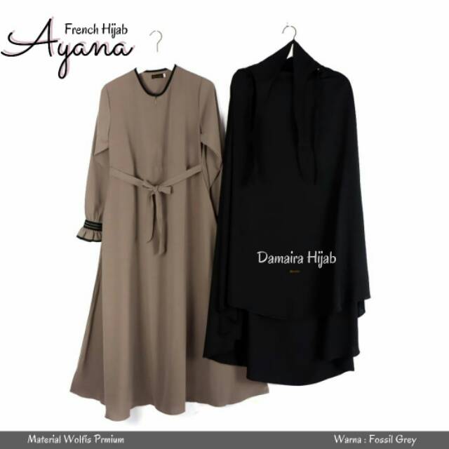 AYANA FRENCH HIJAB By Damaira