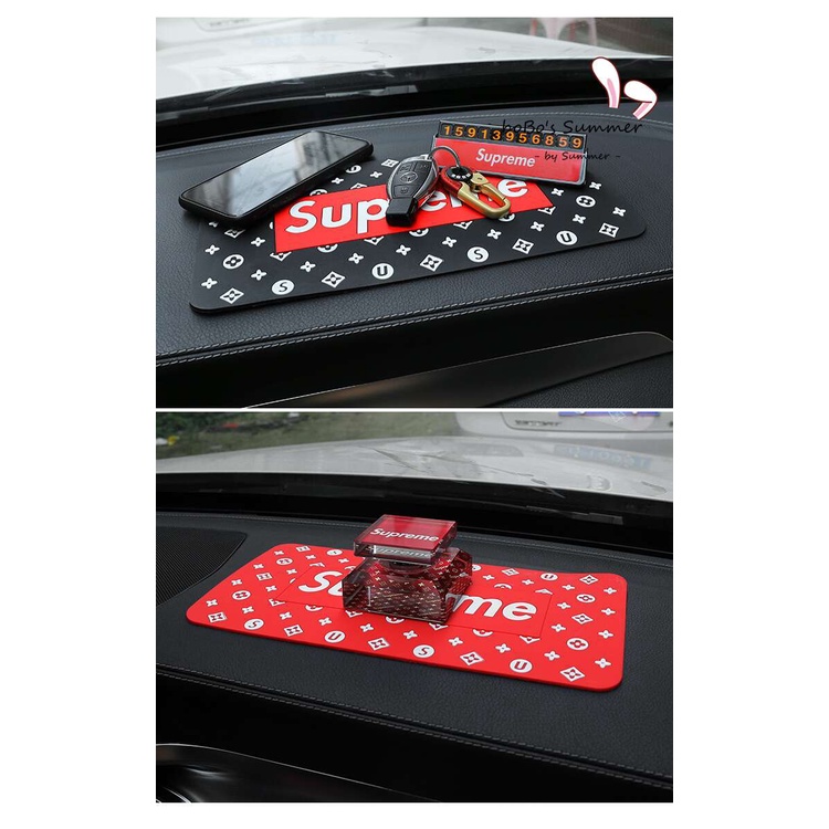 Tatakan Dashboard Mobil Premium Dash Mat Premium 25 x 15 cm