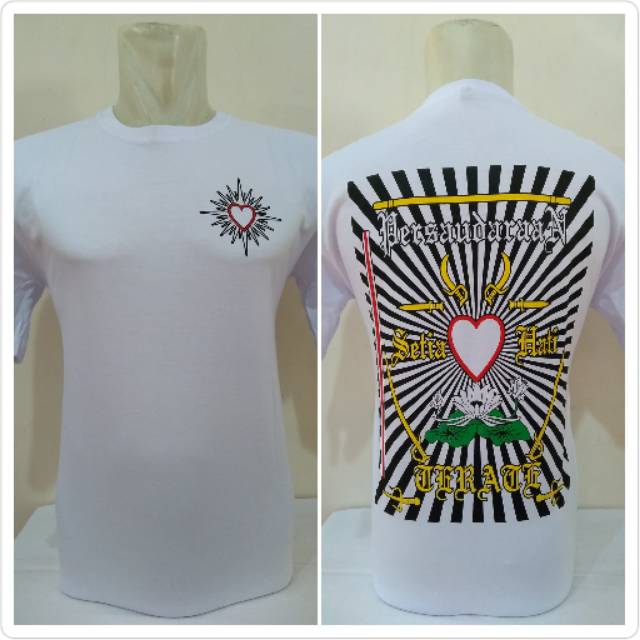 Kaos PSHT lambang bed warna putih