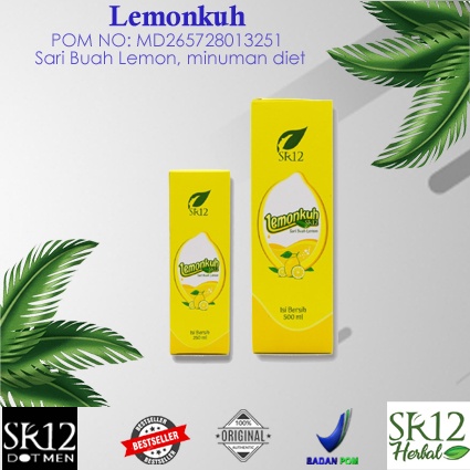 

SR12 LEMONKU minuman diet sari lemon