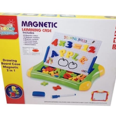 

papan tulis magnet magnetic learning board alphabet angka belajar Diskon