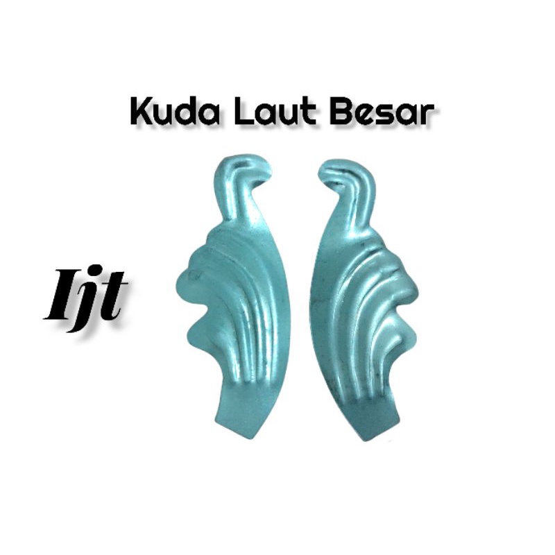 Kuda Laut Besar Ornamen Pagar Tralis Besi Tempa