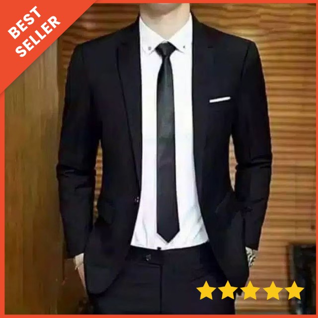 [Bayar Di Tempat] Jas Pria /Jas Pria Dewasa /Jas Blezer /Blezer Formal Pria /Jas Pernikahan /Jas Wis
