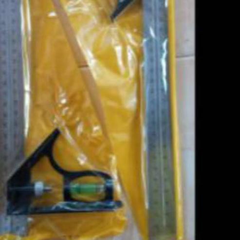 

➸ Penggaris Waterpass Siku Kombinasi Combination Square Ruler depan CM Belakang Inci ▼